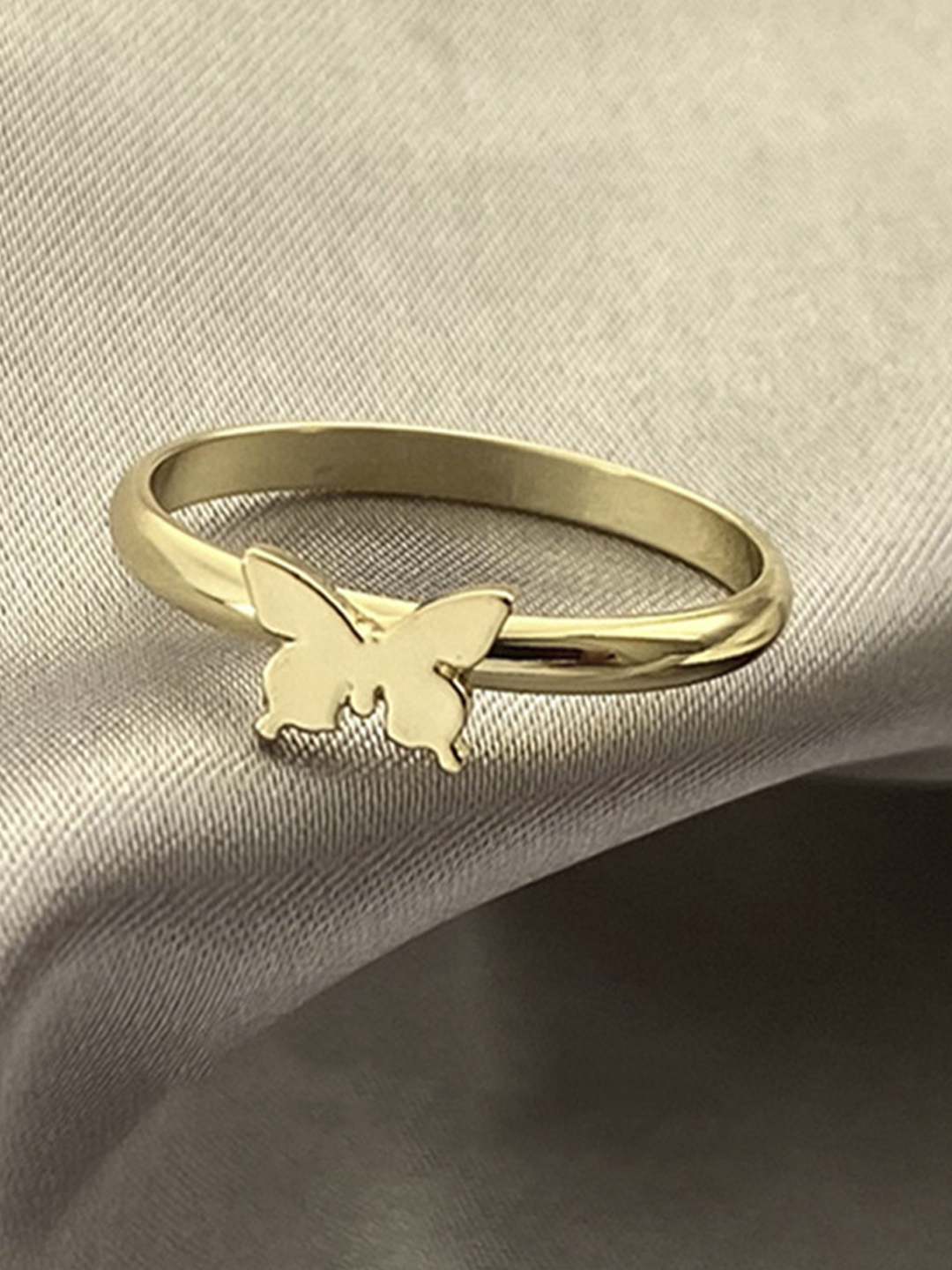 Finger Ring Butterfly Ring Matching Finger Ring Butterfly Matching Couple Rings PCS/Set Couple Rings