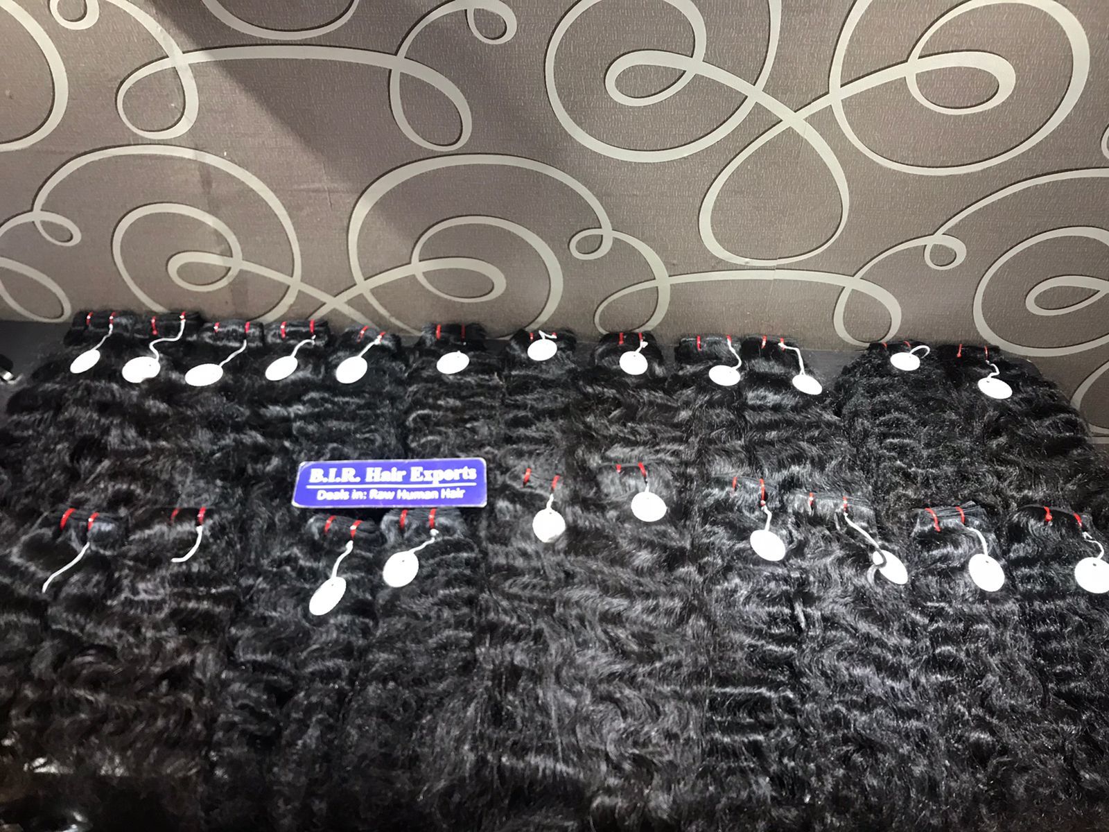 Raw Human Hair Extensions - Indian Human Hair, Black Color | Excellent Sheen, Odorless, No Tangle, No Shedding, Natural Appearance, Lightweight