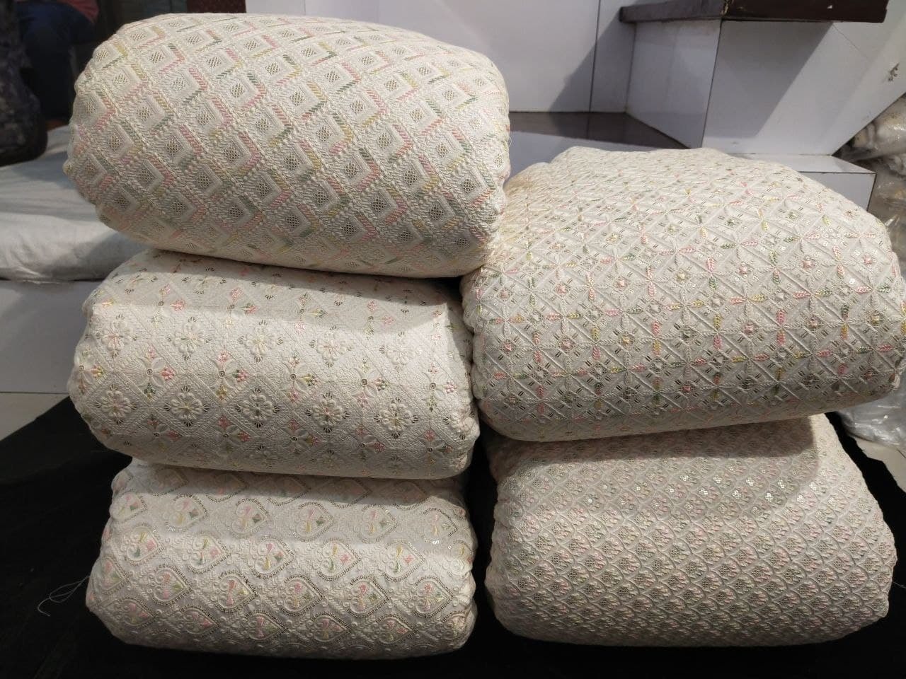 Fancy Embroidered Fabric