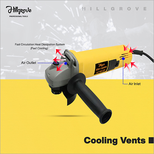 Stainless Steel Yellow Blade Angle Grinder