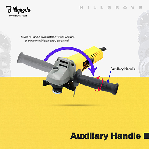 Stainless Steel Yellow Blade Angle Grinder