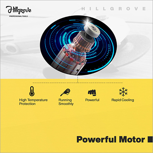 Stainless Steel Yellow Blade Angle Grinder