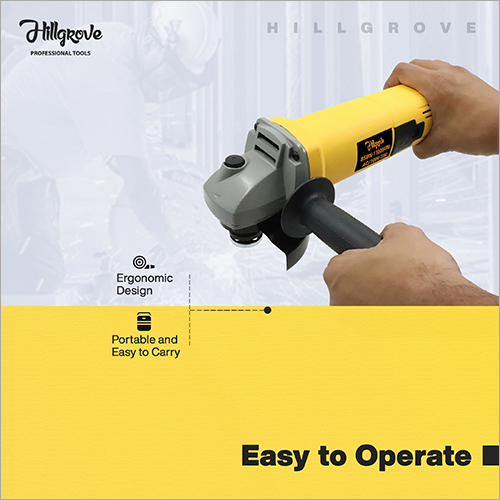 Stainless Steel Yellow Blade Angle Grinder