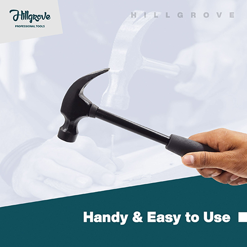 Hillgrove Hgham2m1 High Quality Durable Construction Household Rubber Handle Straight Best Claw Hammer