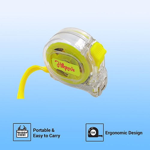 Hillgrove 5 Meter Steel Blade With Auto-lock Function Hmt5b Measurement Tape