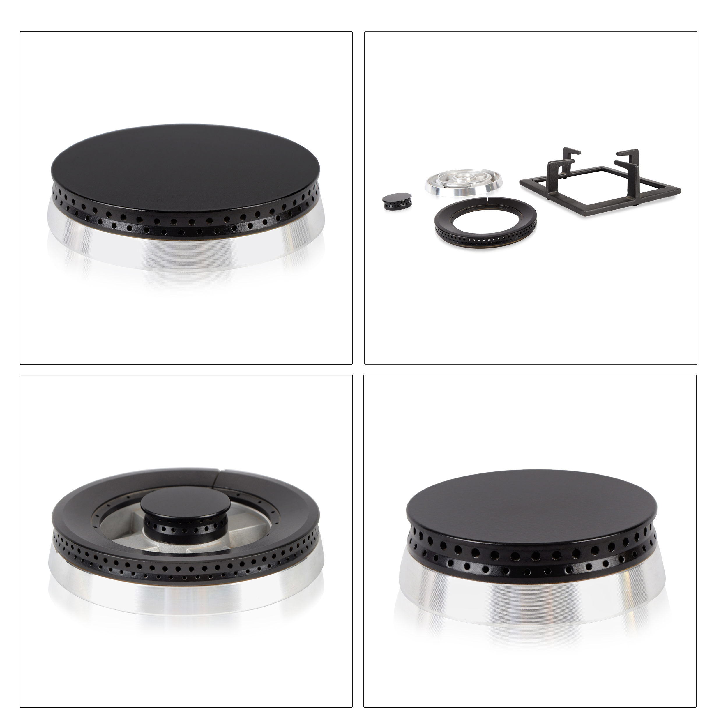 Kitchen Hob - 970x595x185 Mm | 5 Burners, Automatic Ignition, Brass Burner, Lpg & Png Convertible, 21 Kg Weight