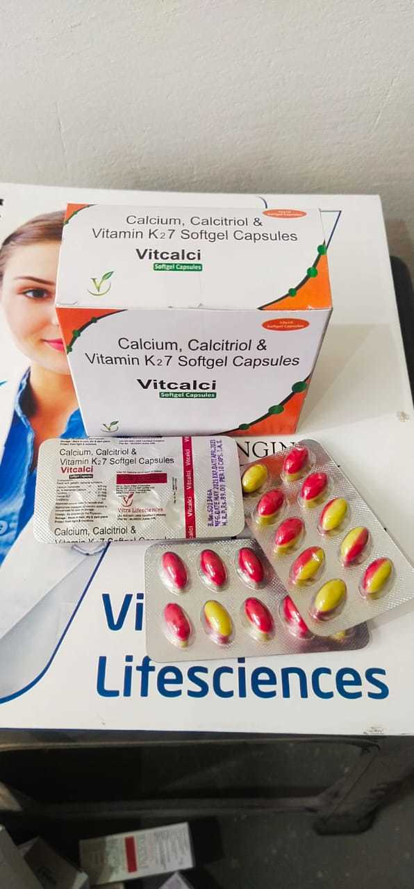 Calcium Calcitrol And Vitamin K2 7soft Gel Capsule