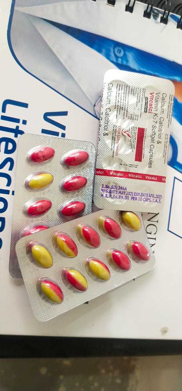 Calcium Calcitrol And Vitamin K2 7soft Gel Capsule