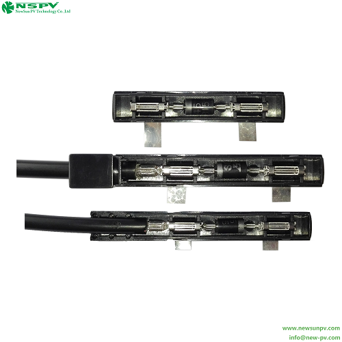 Black Ip67 Waterproof Bipv Junction Box Solar Panel Junction Box For Bipv With Tuv Certificate