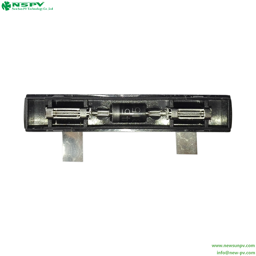 Nspv 1500vdc Bipv Junction Box Middle Type Solar Panel Junction Box For Bipv Solar Module - Color: Black