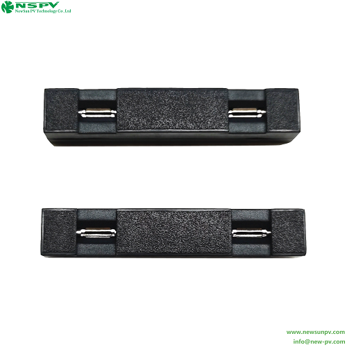 Black Nspv 1500vdc Bipv Junction Box Middle Type Solar Panel Junction Box For Bipv Solar System