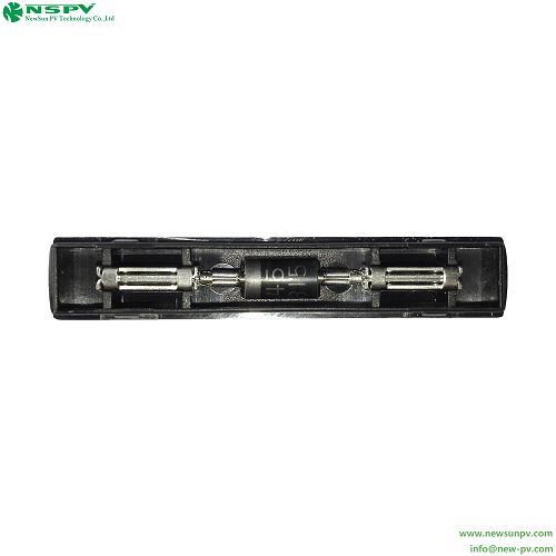 Nspv 1500vdc Bipv Junction Box Middle Type Solar Panel Junction Box For Bipv Solar Module - Color: Black