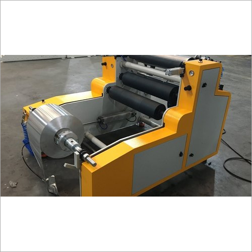 Aluminium Foil Rewinding Machine - Automatic Electric Operation , 1 Year Warranty for Industrial Applications