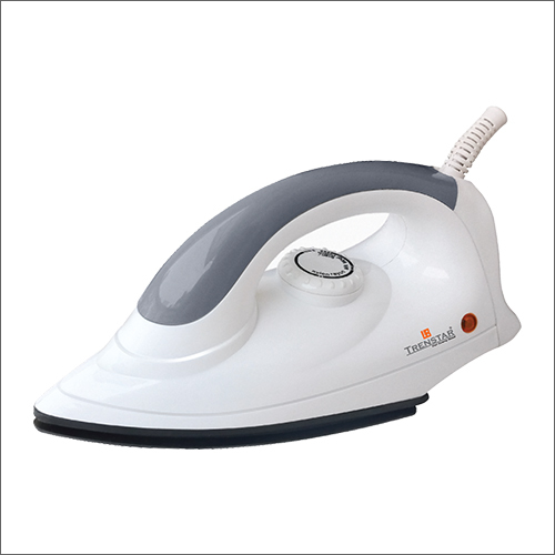 1000W Verna Dry Iron - Non-Stick Sole Plates Material, White Color, 220 Volt Voltage | Over Heating Protection, 1 Year Warranty