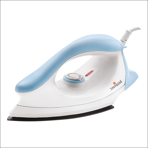 1000W Fusion Dry Iron - Non-Stick Sole Plates, 240V , White and Blue Design, 1 Year Warranty