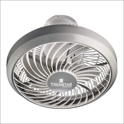 व्हाइट 12 इंच हाई स्पीड ऑसिलेटिंग ग्रिल रोटो मैजिक फैन