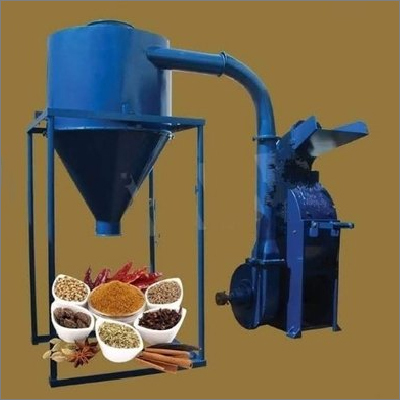 ब्लू 20 एचपी बॉटम ब्लोअर मसाला ग्राइंडिंग मशीन
