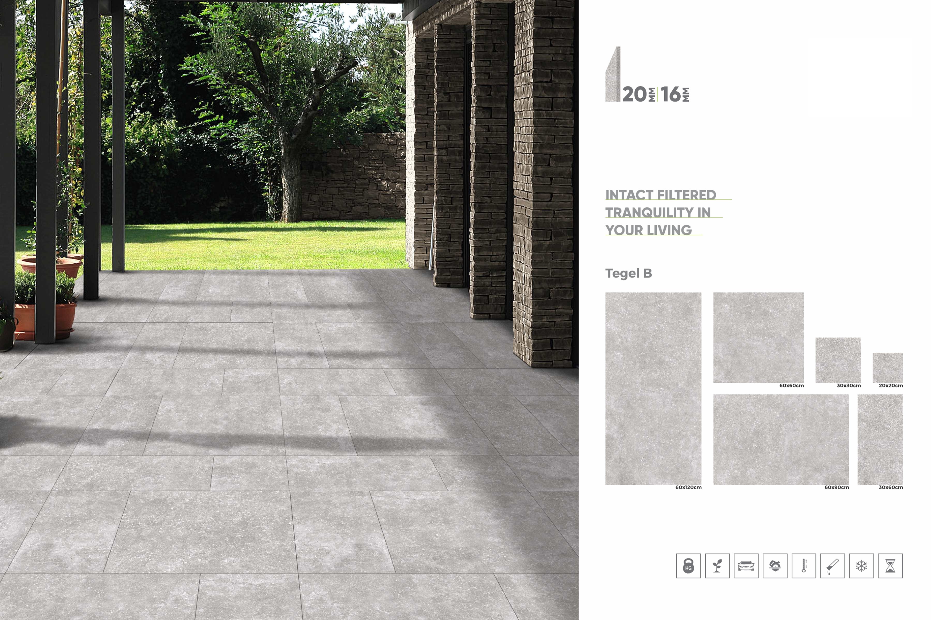 Multi Color Outdoor Porcelain Tile