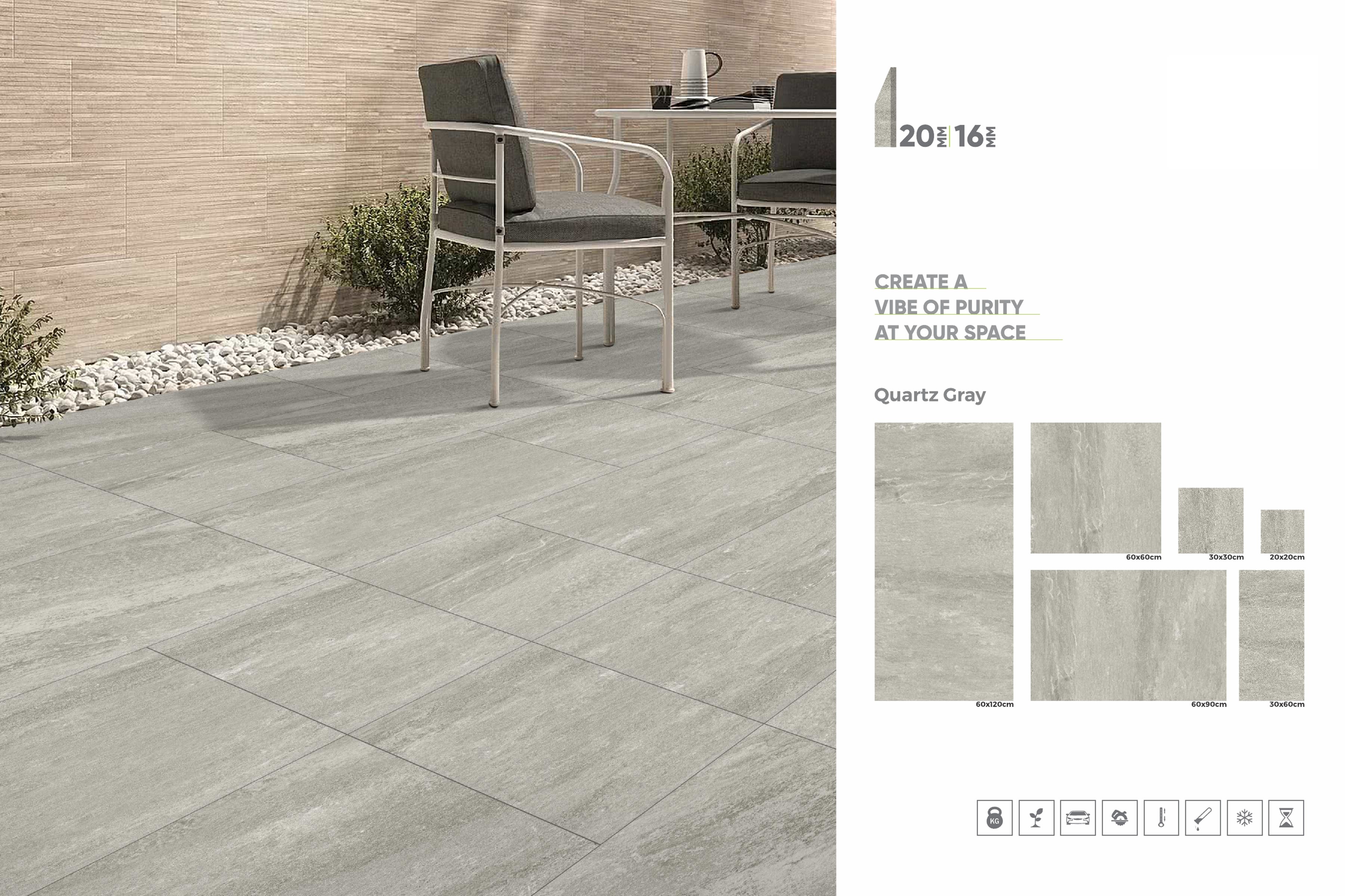 Multi Color Outdoor Porcelain Tile