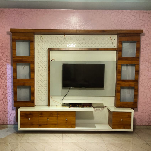 Modular TV Unit - Wood Material, Modern Design | Durable, Eco-Friendly Indoor Furniture