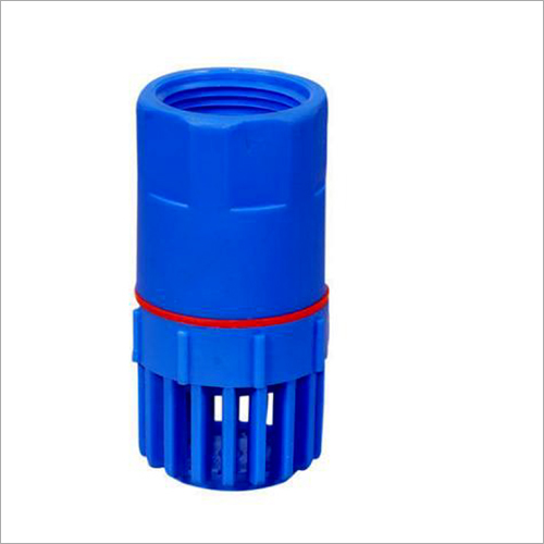 Plastic Blue Spring Foot Valve