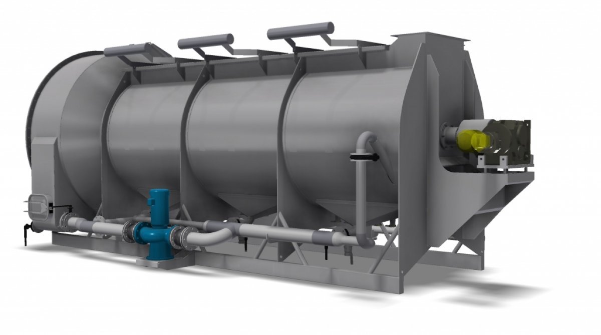 Rotary Drum Vegetable Blancher Machine - Capacity: 200-1200 Kg/hr