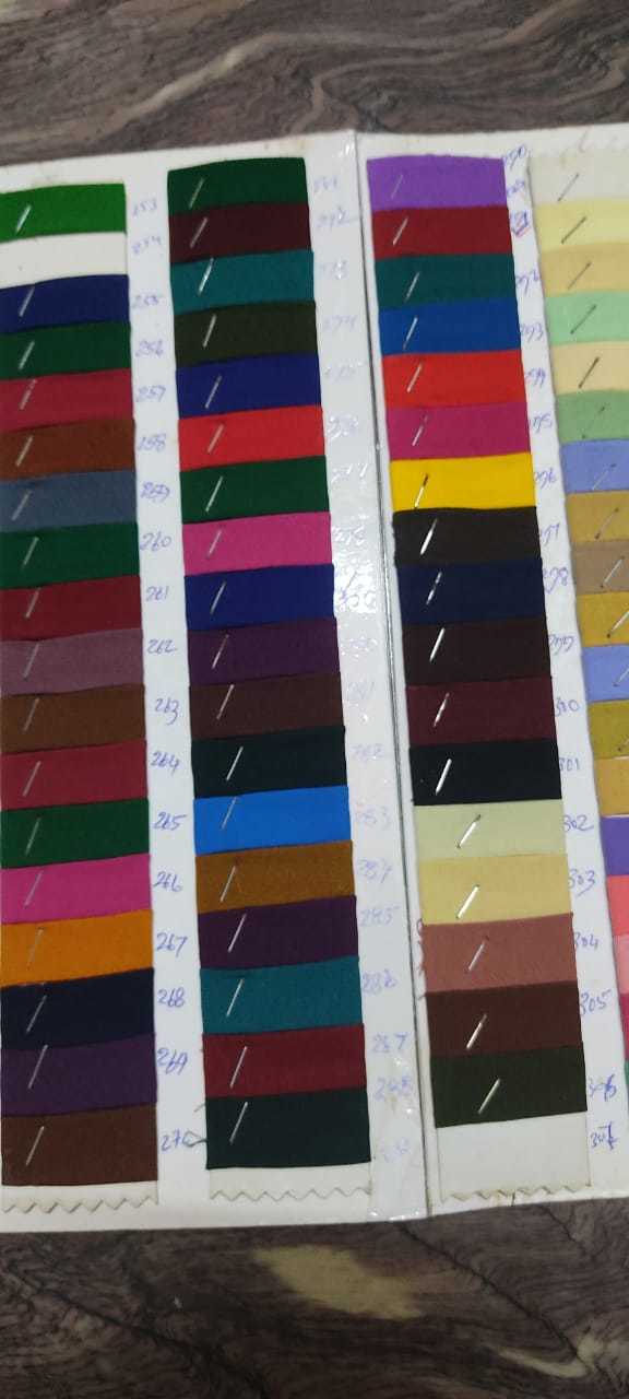 Butter Crepe - 8 Kg, 42 Inch Width | Lightweight, Colourfast, Washable, Perfect For Lining And Bottom Dressmaking