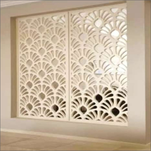 Designer WPC Jali - Customizable Dimensions, Matte White Finish | Durable, Weatherproof, Elegant Design, Easy Install, Lightweight, Soundproof, Low Maintenance, 1 Year Warranty