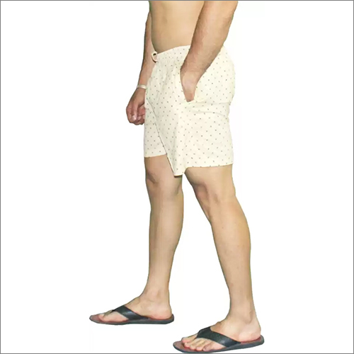 पुरुषों का सफ़ेद प्रिंटेड बॉक्सर आयु समूह: वयस्क