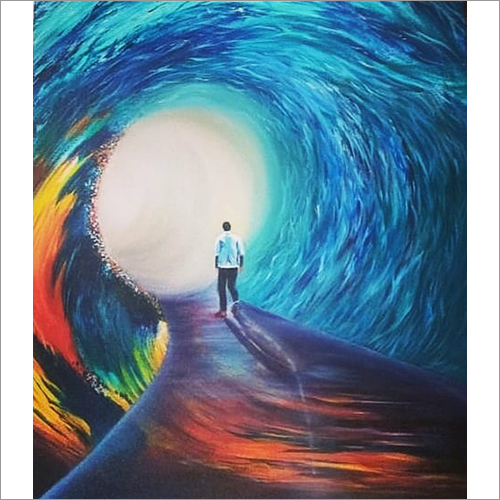 हाथ से पेंट की गई लोकप्रिय कैनवास पेंटिंग