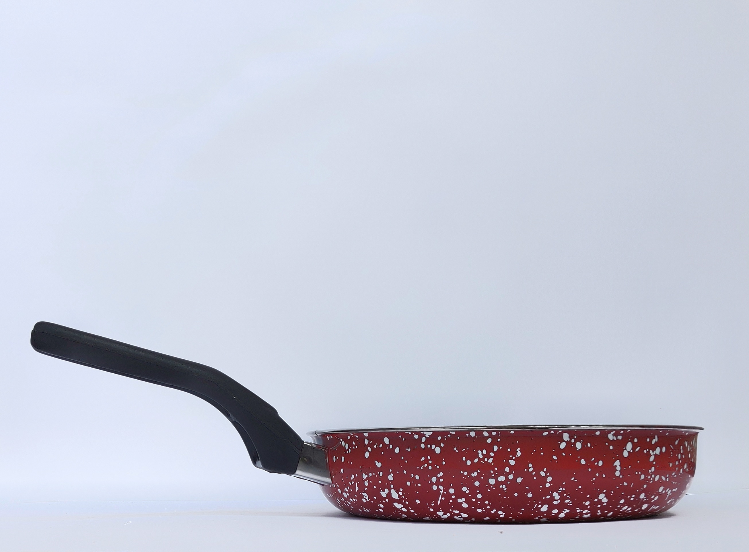 Colour Frypan - Ceramic Surface, 450g, Multicolor, Circle Shape, Bakelite Handle | Versatile Cooking Essential For Any Kitchen
