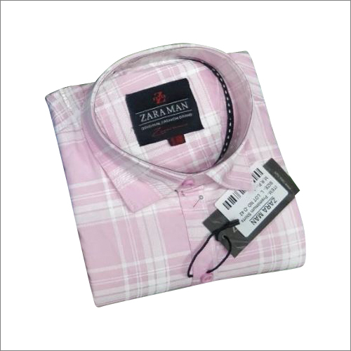 वॉशेबल मेन्स रेगुलर फिट चेक्ड शर्ट