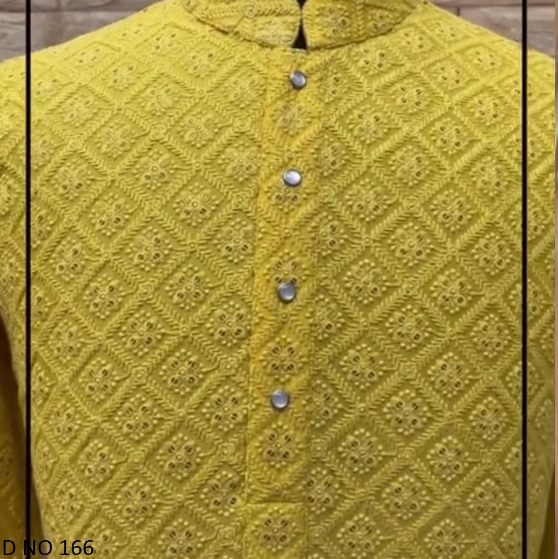 Embroidery Dyeable Sherwani Fabric