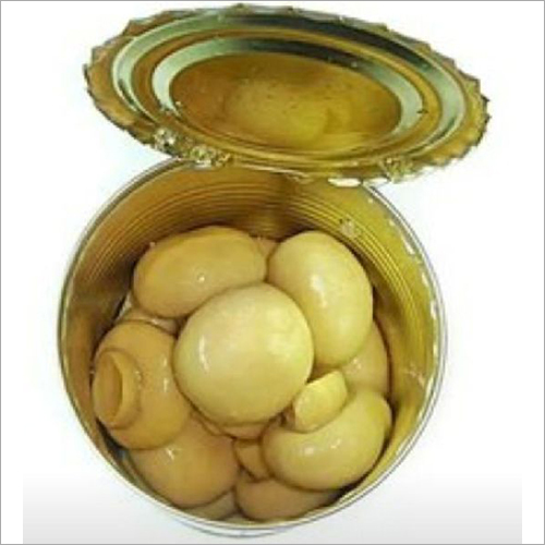 White Canned Button Mushroom