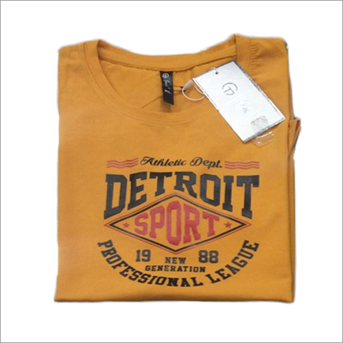 पुरुषों के कॉटन लाइक्रा प्रिंटेड टी शर्ट आयु वर्ग: वयस्क