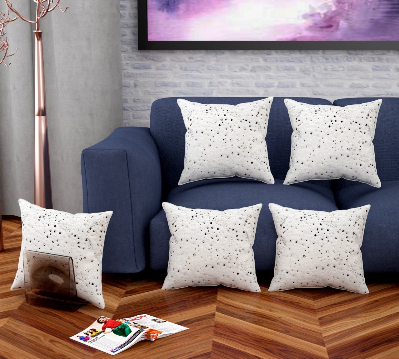 Pink Fancy Cushion Cover