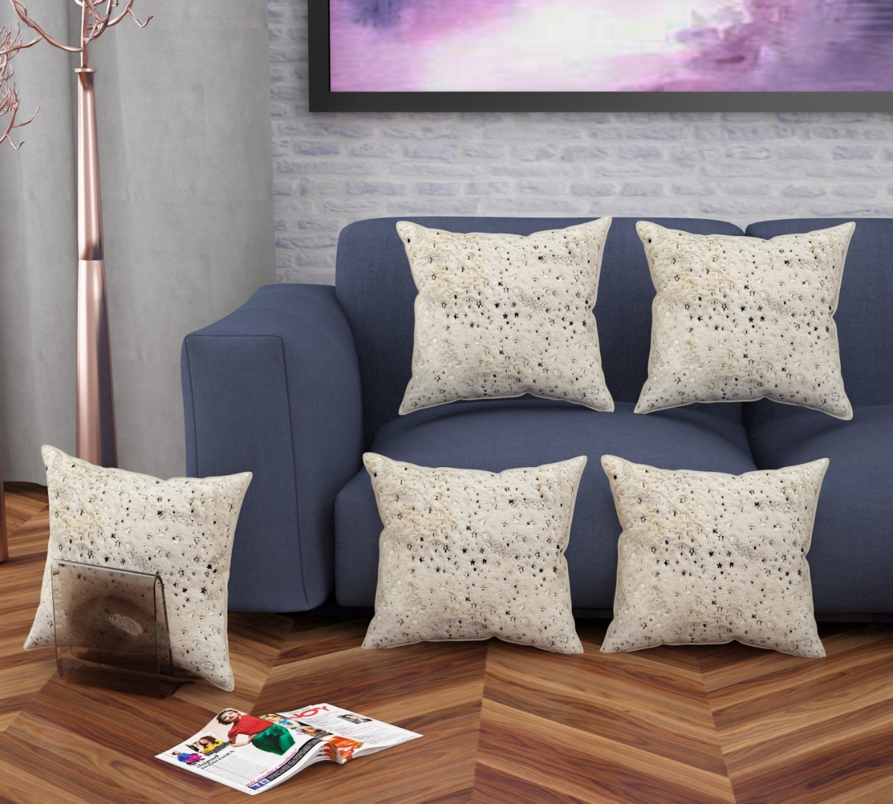 Pink Fancy Cushion Cover