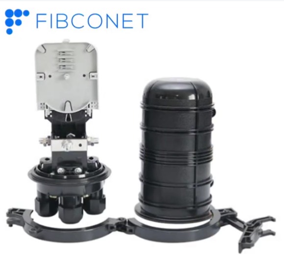 Ip68 12 To 48 Core Ftth Dome Vertical Pc Abs Plastic Mini Joint Fiber Optic Splice Closure
