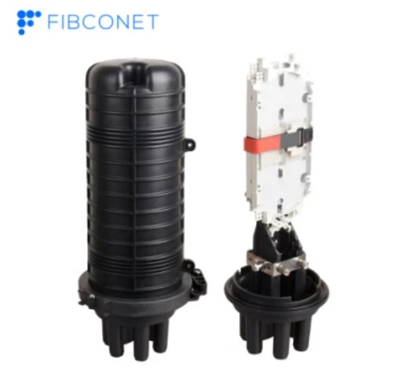 Ip68 12 To 48 Core Ftth Dome Vertical Pc Abs Plastic Mini Joint Fiber Optic Splice Closure