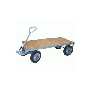 Platform Trolley - Metal Build, Customizable Size for Industrial Usage - Durable Design, Versatile Applications