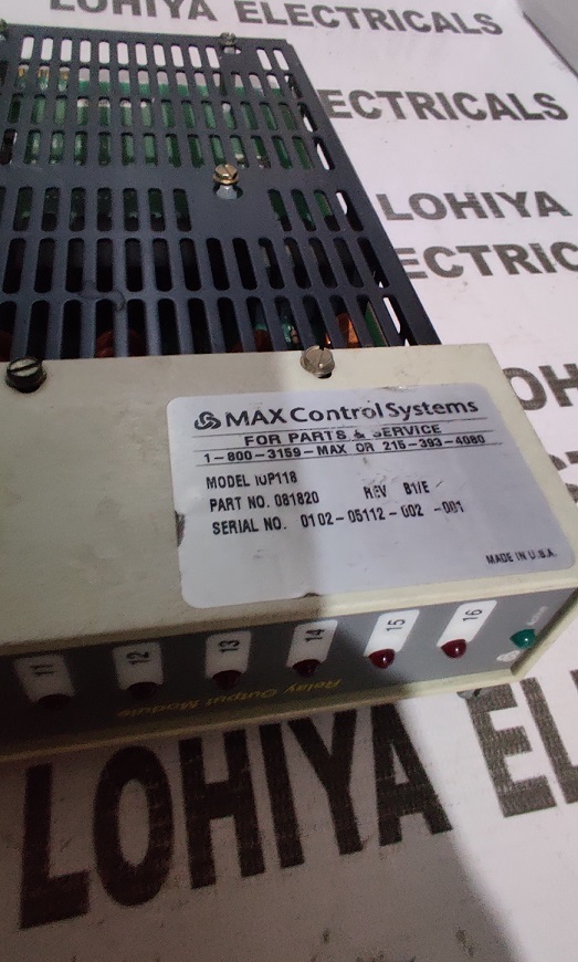 Metso Iop118 Relay Output Modul