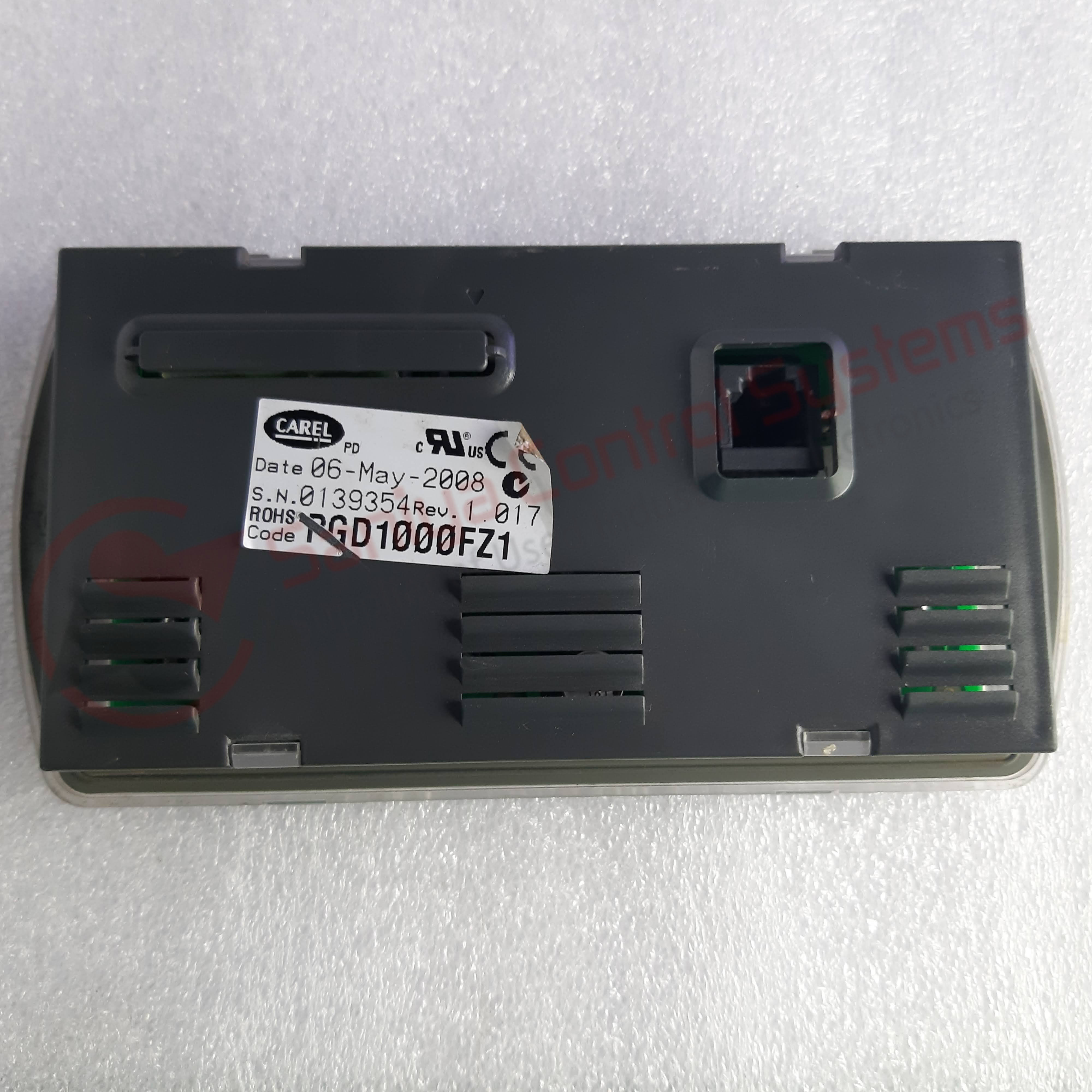Carel Pgd1000fz1 Control Panel