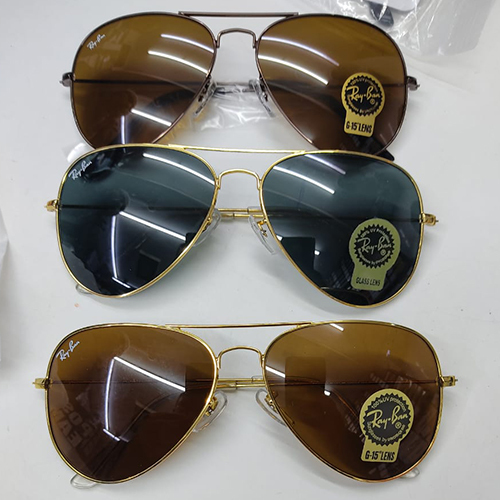Unisex Aviator Sunglasses - Glass Lenses | Timeless Design, Ideal for All Face Shapes and Stylish Protection Against UV Rays