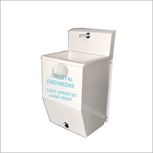 Metal Foot Operated Scrub Sink