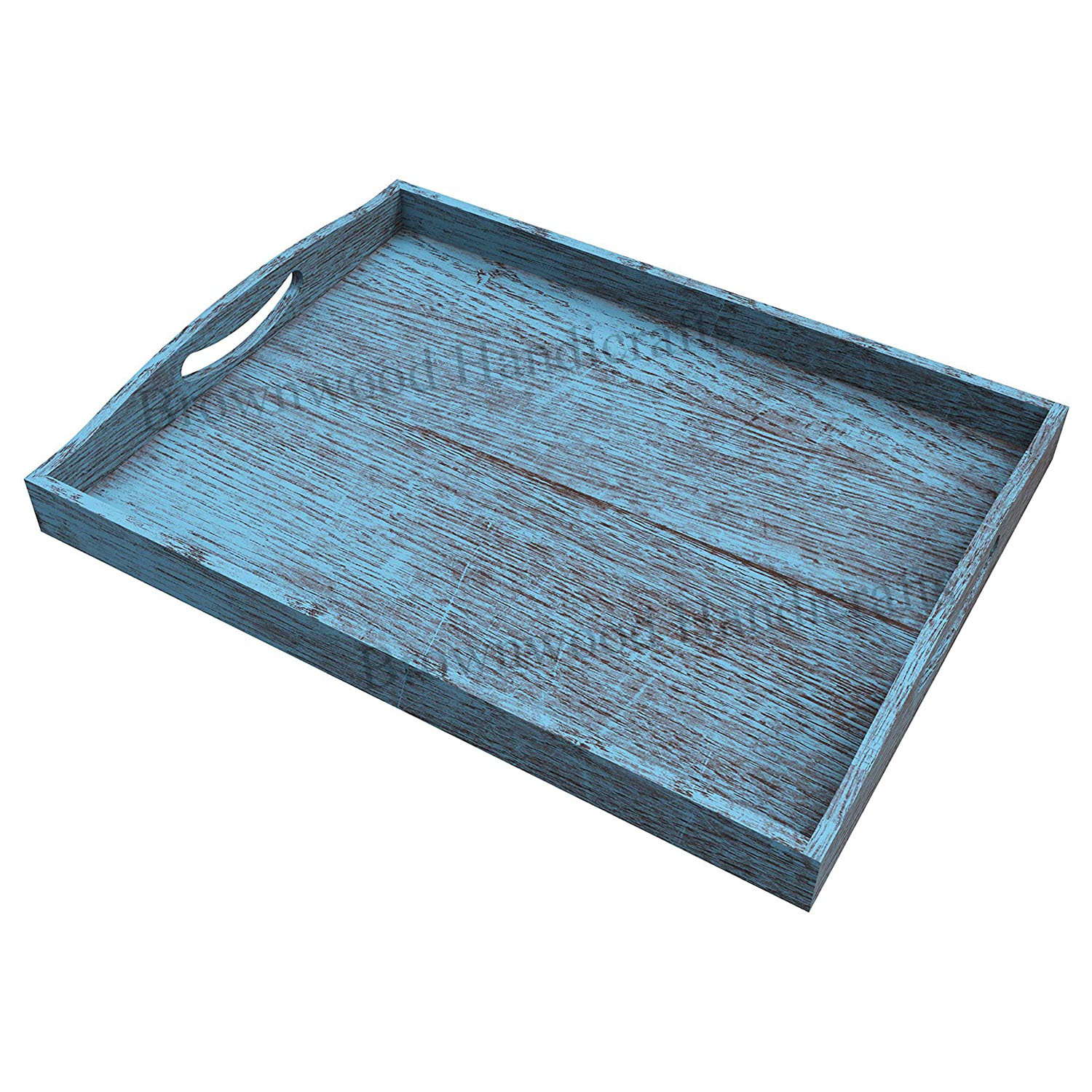 Mango Wood Serving Tray Set Of 3 Trays