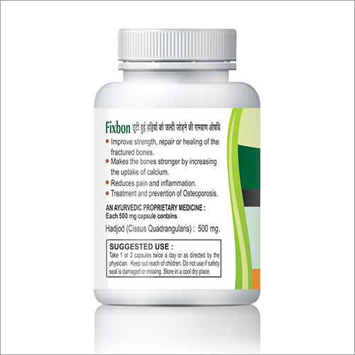 Ayurvedic Medicine Fixbone Bones And Joints Wellness Capsule