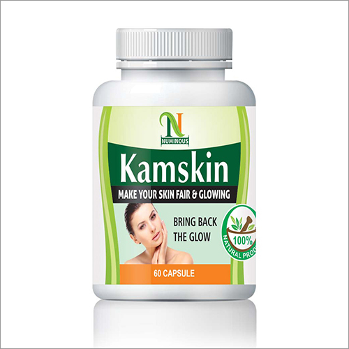 Ayurvedic Medicine Narural Kamskin Skin Fair And Glowing Capsules