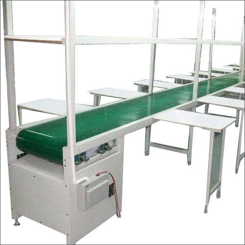 Industrial Assembly Line Belt Conveyor - Material: Stainless Steel