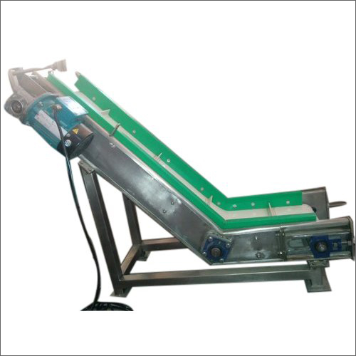 Z-Type Belt Conveyor - Material: Stainless Steel