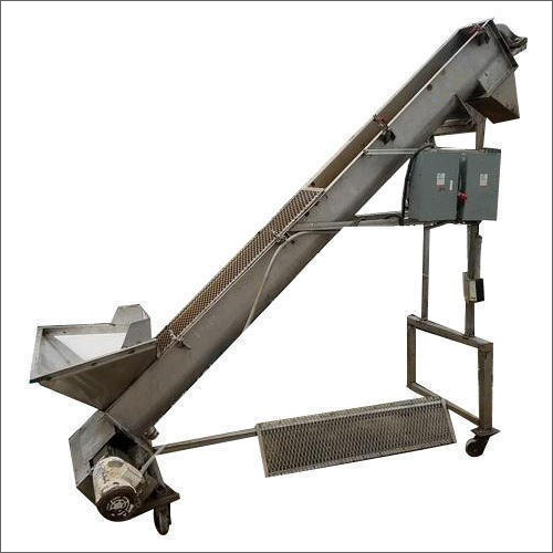 Vertical Screw Conveyor - Material: Stainless Steel
